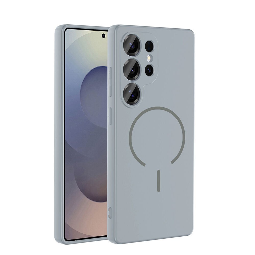 Samsung Galaxy S25 Ultra Kılıf Meta Lansman M-Safe Kamera Korumalı içi Kadife Yumuşak Renkli Süet Silikon