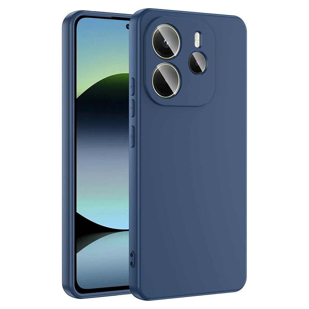 Xiaomi Redmi Note 14 4G Kılıf Kamera Korumali Mara Lansman Kapak Lacivert