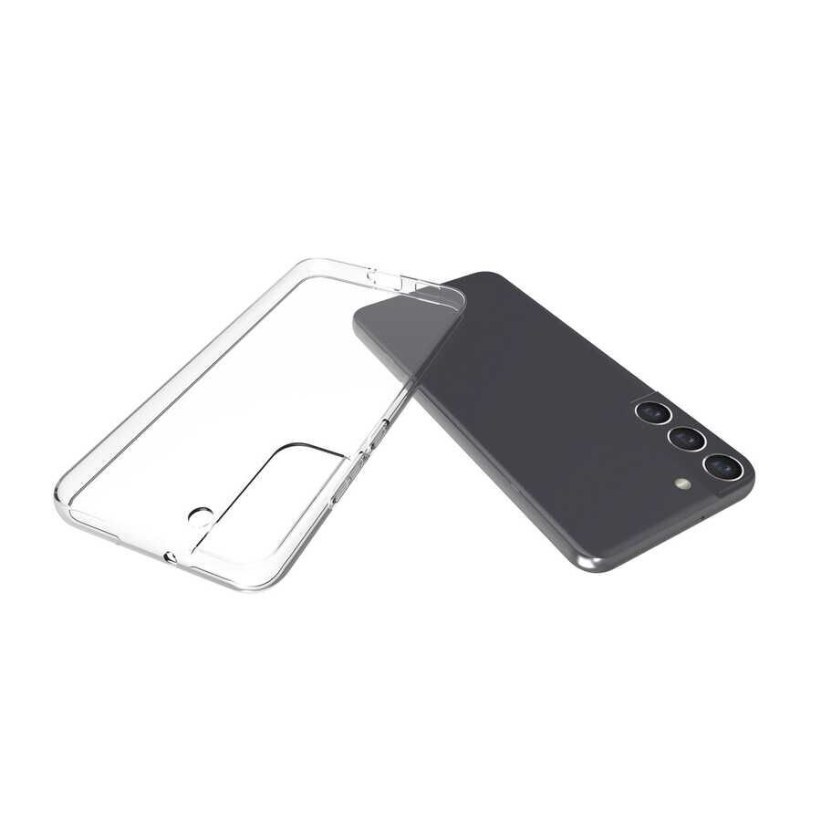 Samsung Galaxy S22 Plus Kılıf Süper Silikon Kapak Renksiz