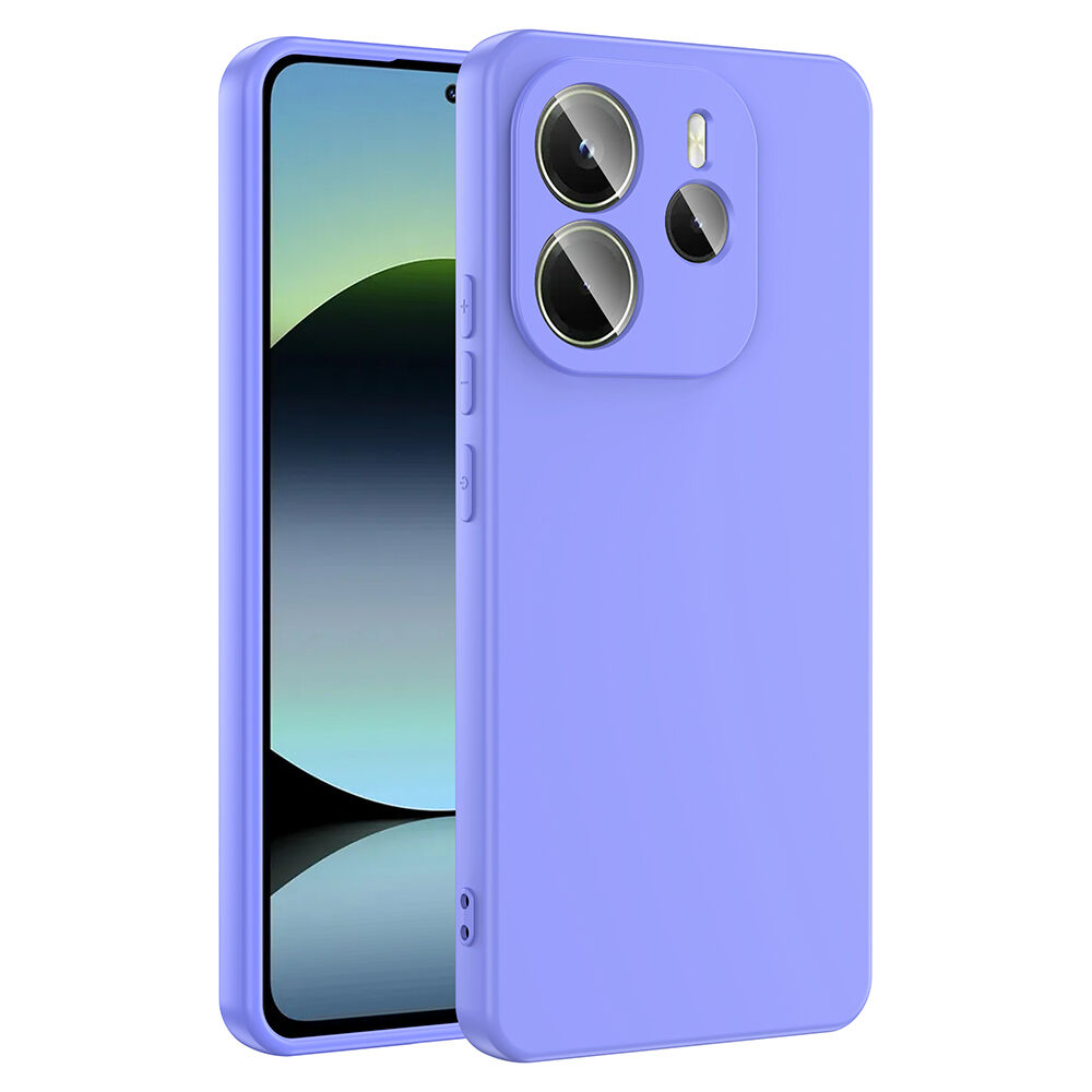 Xiaomi Redmi Note 14 4G Kılıf Kamera Korumali Mara Lansman Kapak Lila