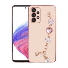 Samsung Galaxy A52 Kılıf El Tutamaçlı Kamera Korumalı Taka Silikon Kapak