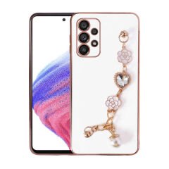 Samsung Galaxy A52 Kılıf El Tutamaçlı Kamera Korumalı Taka Silikon Kapak