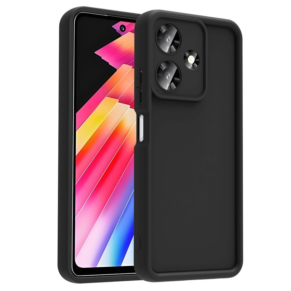 İnfinix Hot 30İ Kılıf Kamera Korumalı Ananas Kapak Siyah