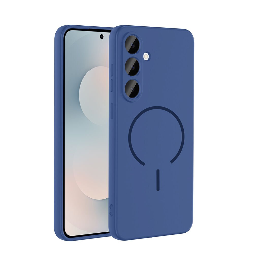 Samsung Galaxy S25 FE Kılıf Meta Lansman M-Safe Kamera Korumalı içi Kadife Yumuşak Renkli Süet Silikon