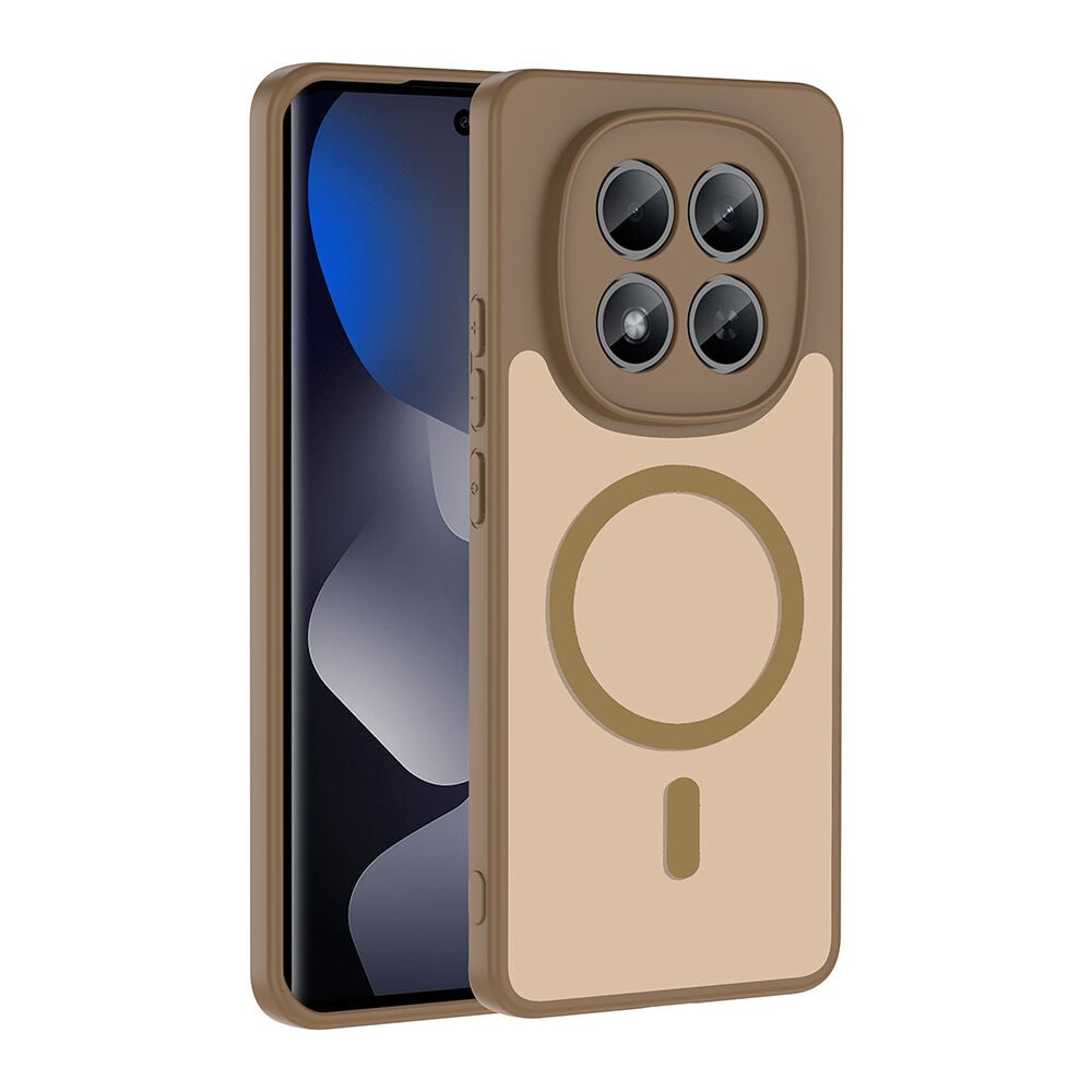 Xiaomi Redmi Note 14 Pro 4G Uyumlu Kılıf Mat Magsafe Şarj Özellikli Hassas Butonlu Renkli Yumuşak Kenarlı Premium Babet Kapak