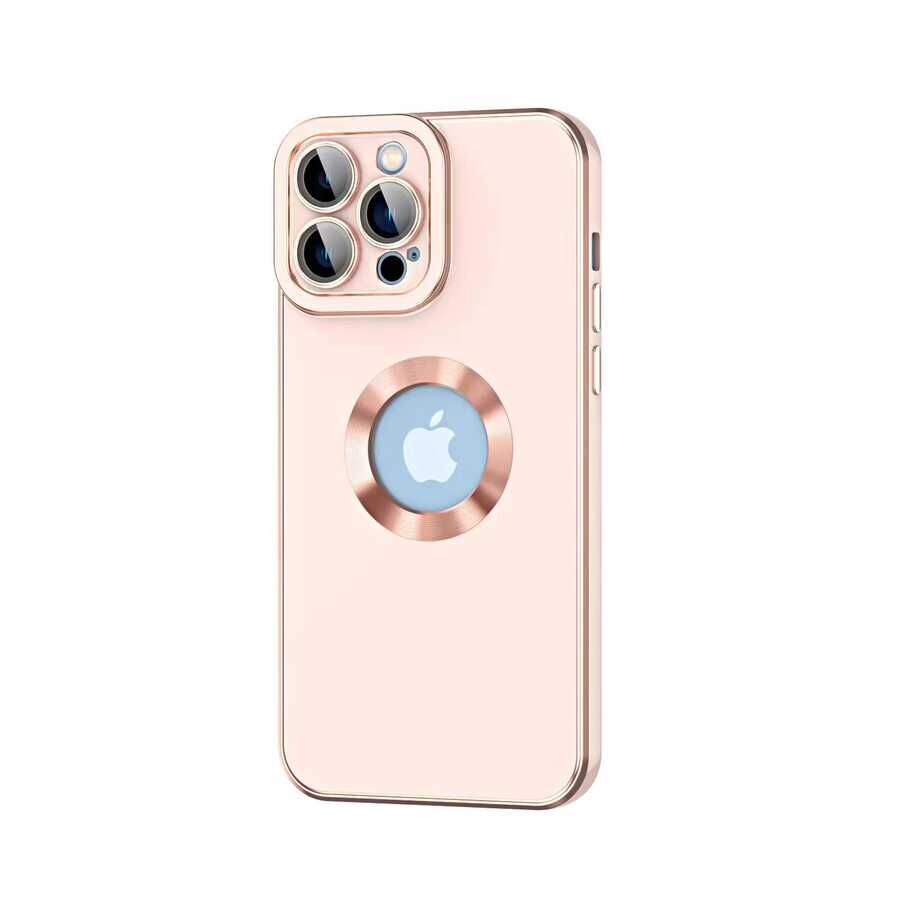 iPhone 12 Pro Max Kılıf Kongo Kapak Rose Gold