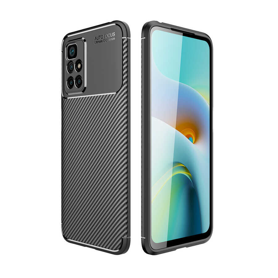 Xiaomi Redmi 10 Kılıf Negro Silikon Kapak kılıf Siyah