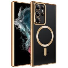 Samsung Galaxy S22 Ultra Kılıf Magsafe Wireless Şarj Özellikli Setro Silikon