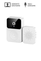 X9 Akıllı Su Geçirmez Kamerali Gece Görüşlü Kablosuz Kapı Zili
