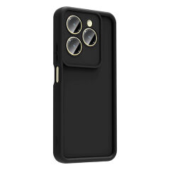 İnfinix Hot 40 Pro Kılıf Kamera Korumalı Ananas Kapak Koyu Yeşil