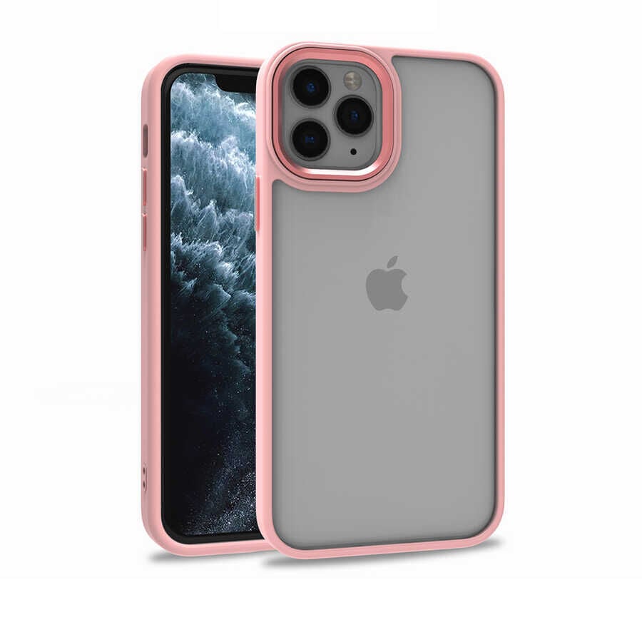 iPhone 11 Pro Kılıf Kamera Çıkıntılı Arkası Şeffaf Köşeleri Parlak Renkli Işlemeli Flora Kapak