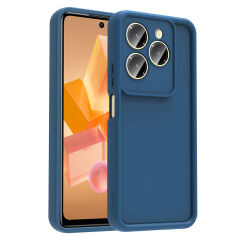 İnfinix Hot 40 Pro Kılıf Kamera Korumalı Ananas Kapak Koyu Yeşil