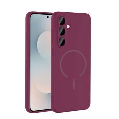 Samsung Galaxy S23 FE Kılıf Meta Lansman M-Safe Kamera Korumalı içi Kadife Yumuşak Renkli Süet Silikon