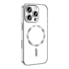 iPhone 16 Pro Max Kılıf Kamera Korumalı Kablosuz Wireless Şarj Özellikli Demre Kapak