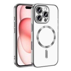 iPhone 16 Pro Max Kılıf Kamera Korumalı Kablosuz Wireless Şarj Özellikli Demre Kapak