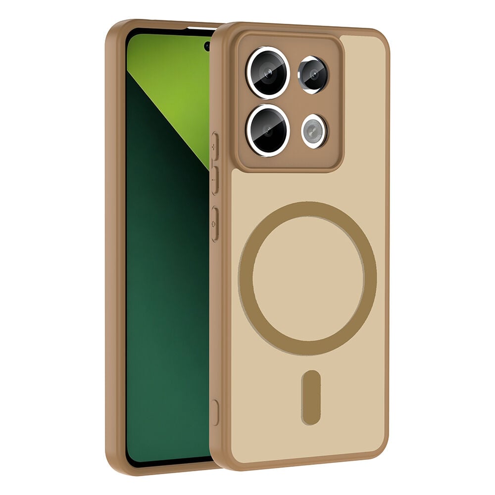 Xiaomi Redmi Note 13 Pro 5G Uyumlu Kılıf Mat Magsafe Şarj Özellikli Hassas Butonlu Renkli Yumuşak Kenarlı Premium Babet Kapak