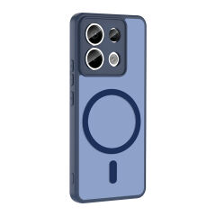 Xiaomi Redmi Note 13 Pro 5G Uyumlu Kılıf Mat Magsafe Şarj Özellikli Hassas Butonlu Renkli Yumuşak Kenarlı Premium Babet Kapak