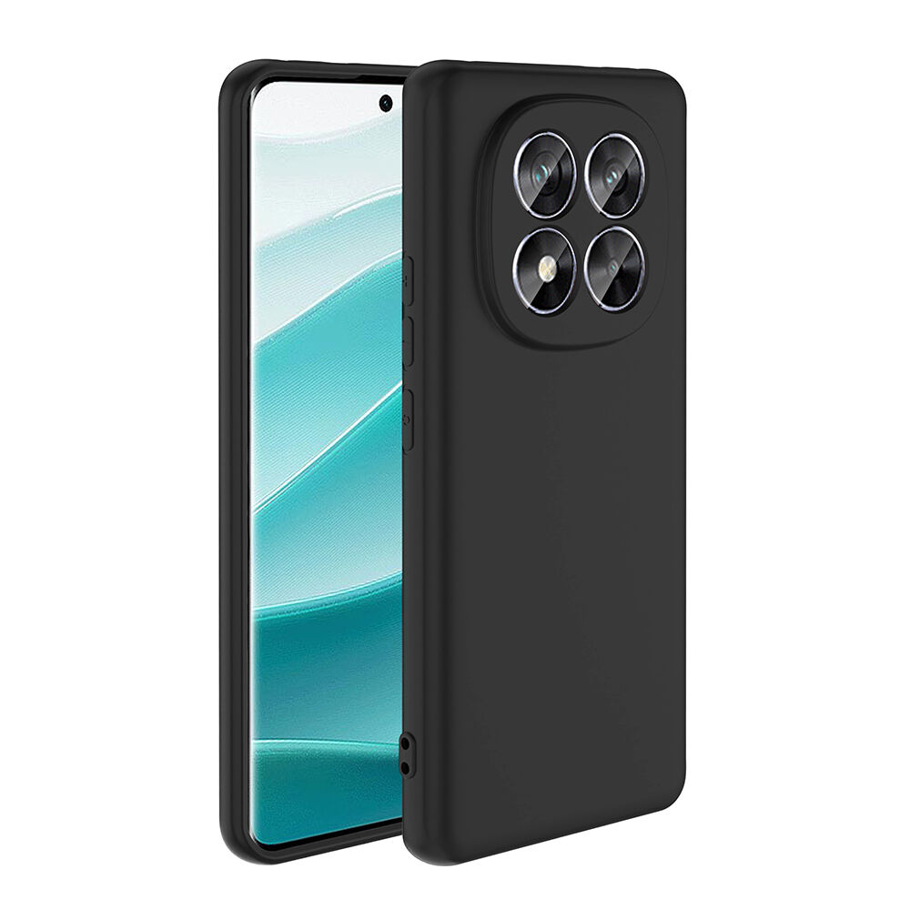 Xiaomi Redmi Note 14 Pro 4G Kılıf Kamera Korumali Mara Lansman Kapak Siyah