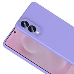 Samsung Galaxy S25 Edge Kılıf Kamera Korumali Mara Lansman Kapak Kırmızı