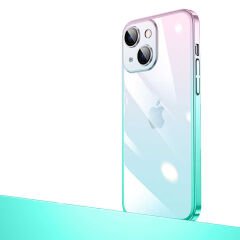 iPhone 13 Kılıf Parlak Renk Geçişli Kamera Korumalı Senkron Kapak