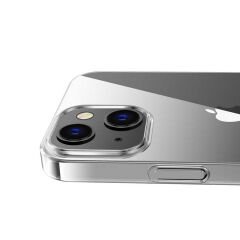 iPhone 14 Plus Kılıf Ultra İnce Sert Kamera Çıkıntılı Şeffaf Vonn Kapak