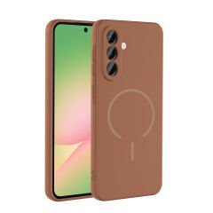 Samsung Galaxy A56 Kılıf Meta Lansman M-Safe Kamera Korumalı içi Kadife Yumuşak Renkli Süet Silikon