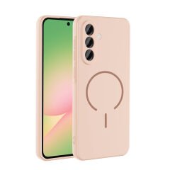 Samsung Galaxy A56 Kılıf Meta Lansman M-Safe Kamera Korumalı içi Kadife Yumuşak Renkli Süet Silikon