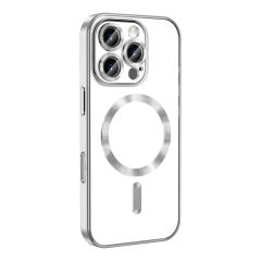 iPhone 16 Pro Kılıf Kamera Korumalı Kablosuz Wireless Şarj Özellikli Demre Kapak